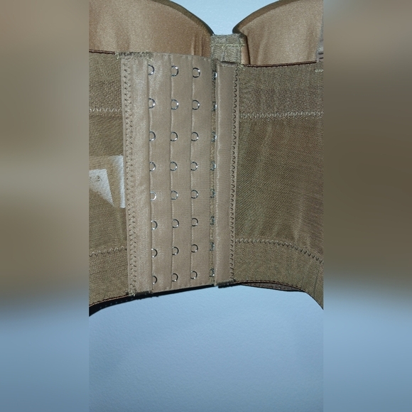 Mica's women's XXS carmel brown corset top NWT - Picture 3 of 5